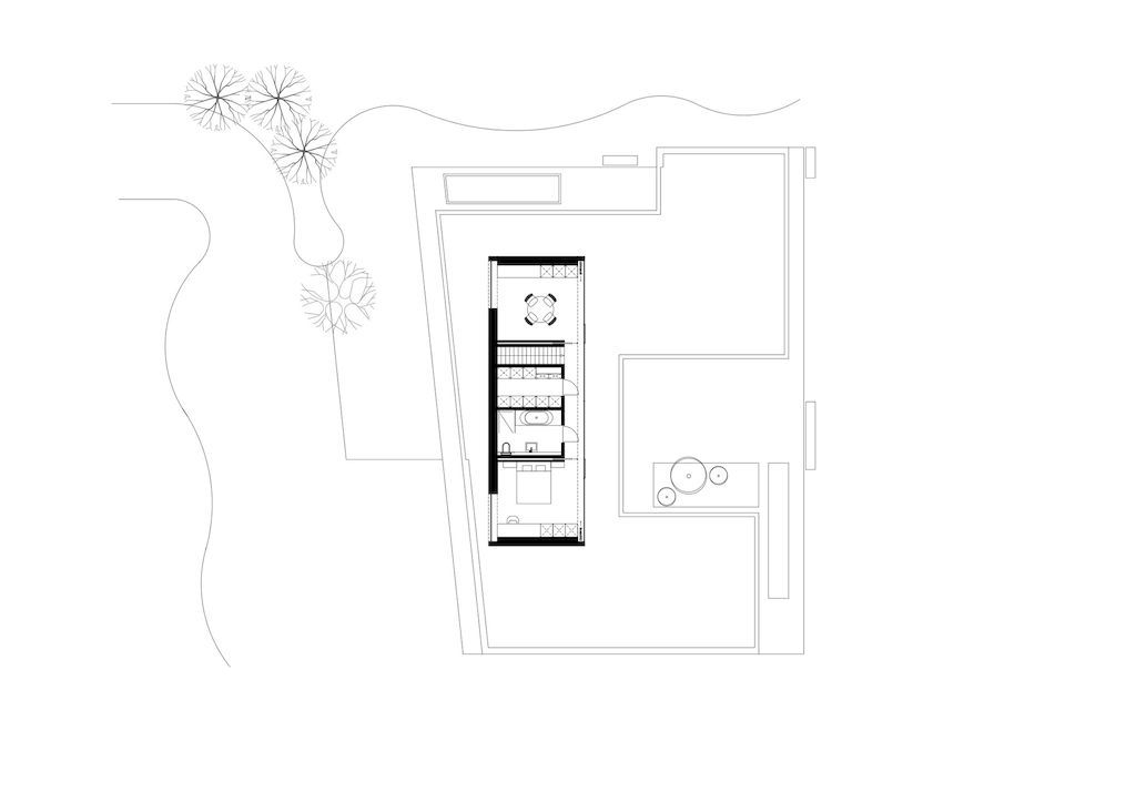 Villa Bonh, an U-shaped home in contemporary fashion by CAS architecten