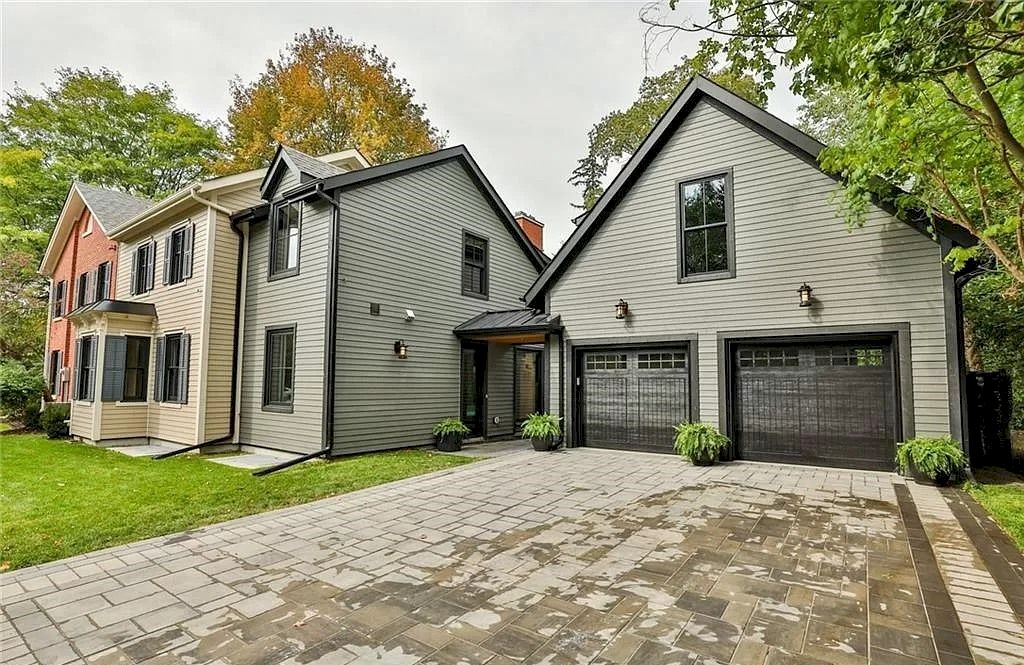 The Gothic Revival Style Property in Ontario is renovated to preserve its old-world charm now available for sale. This home located at 205 Trafalgar Rd S, Oakville, ON L6J 3G9, Canada