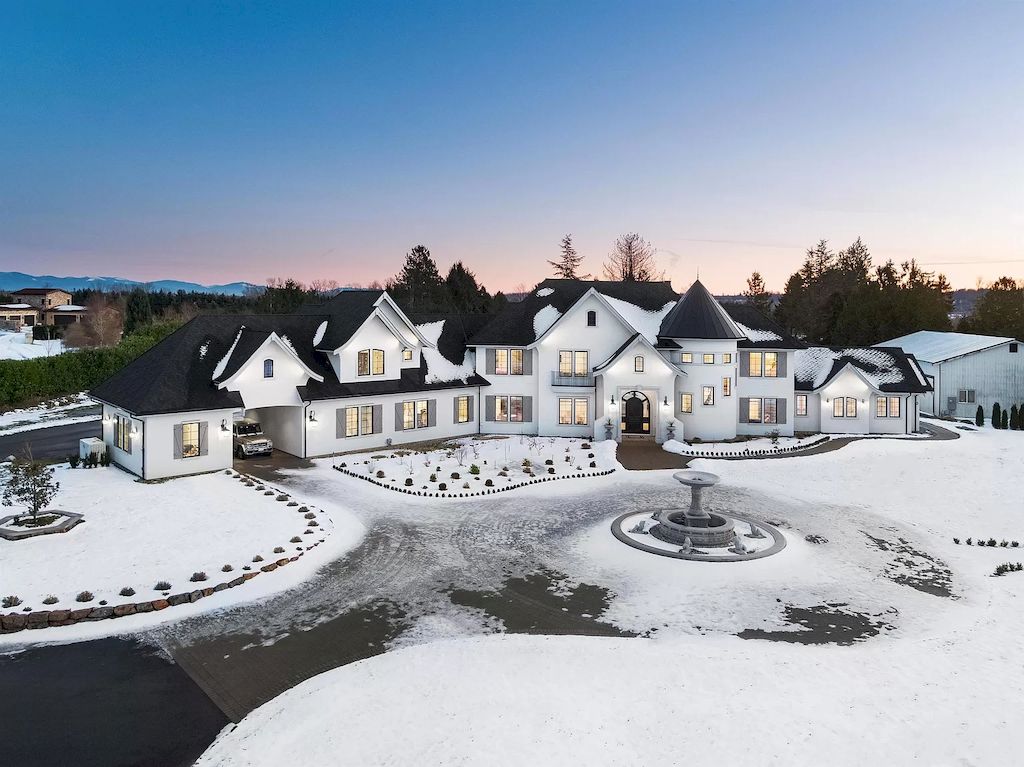 The Estate in Langley is a luxurious and completely private now available for sale. This home located at 21394 16th Ave, Langley, BC V2Z 1K4, Canada