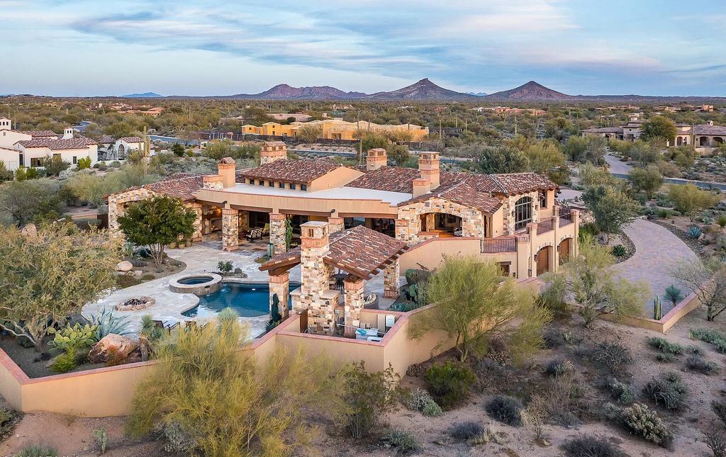 Luxurious homes in Arizona sells for $6,250,000 with views of Tortuga, Sombrero and Pinnacle Peak