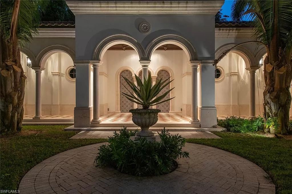 The Home in Fort Myers is a private waterfront property in iconic Southwest Florida with Palladian-inspired architecture, world-class amenities now available for sale. This home located at 1240 Coconut Dr, Fort Myers, Florida