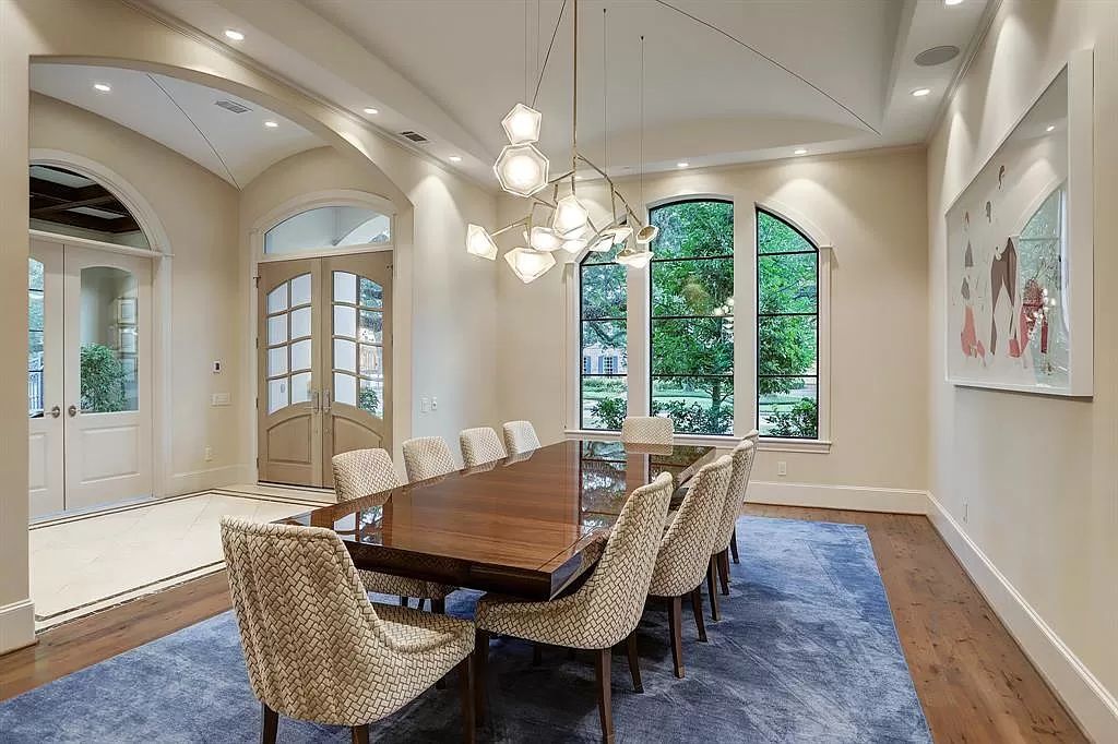 The Home in Houston is an impressive & recently constructed masterpiece by Stacey Fine Homes nestled in a beautiful & quiet part of Tanglewood now available for sale. This home located at 5804 Bayou Glen Rd, Houston, Texas