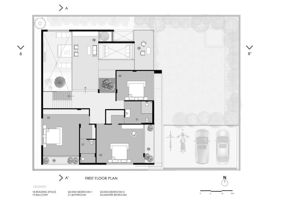 AIKYA House structure of times past but modernity by Techno Architecture 28