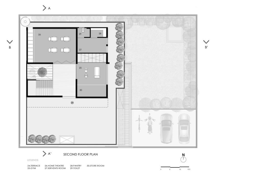 AIKYA House, structure of times past but modernity by Techno Architecture