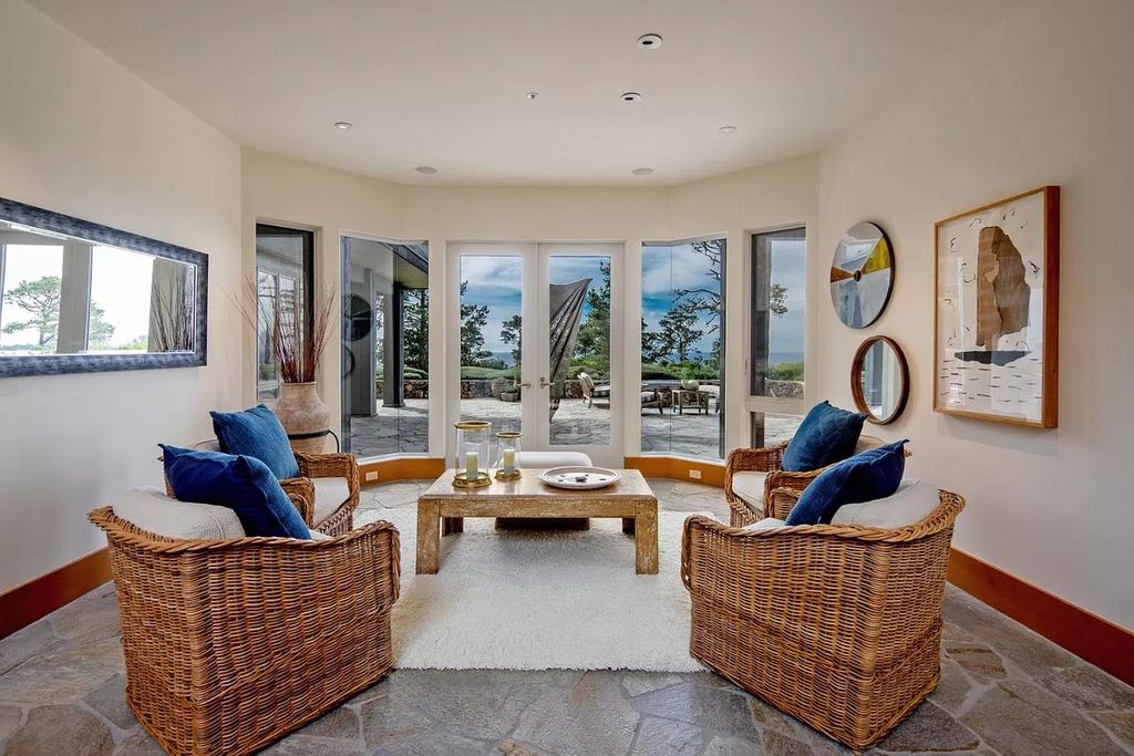 The Home in Pebble Beach is an architectural masterpiece designed by Charlie Rose features jaw-dropping views of Pebble Beach Golf Course now available for sale. This home located at 3230 Macomber Dr, Pebble Beach, California