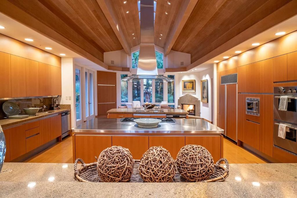 The Home in Pebble Beach is an architectural masterpiece designed by Charlie Rose features jaw-dropping views of Pebble Beach Golf Course now available for sale. This home located at 3230 Macomber Dr, Pebble Beach, California