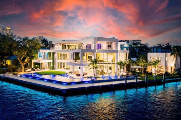 Breathtaking Modern Mansion in Fort Lauderdale with Ultra High-end Finishes Throughout Asking for $34,995,000