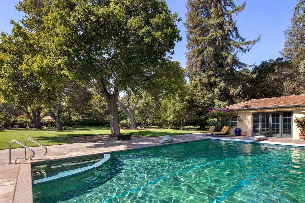 The Villa in Atherton is a European manor with contemporary touches close to Stanford University, Silicon Valley tech now available for sale. This home located at 42 Tuscaloosa Ave, Atherton, California; offering 5 bedrooms and 6 bathrooms with over 9,300 square feet of living spaces.