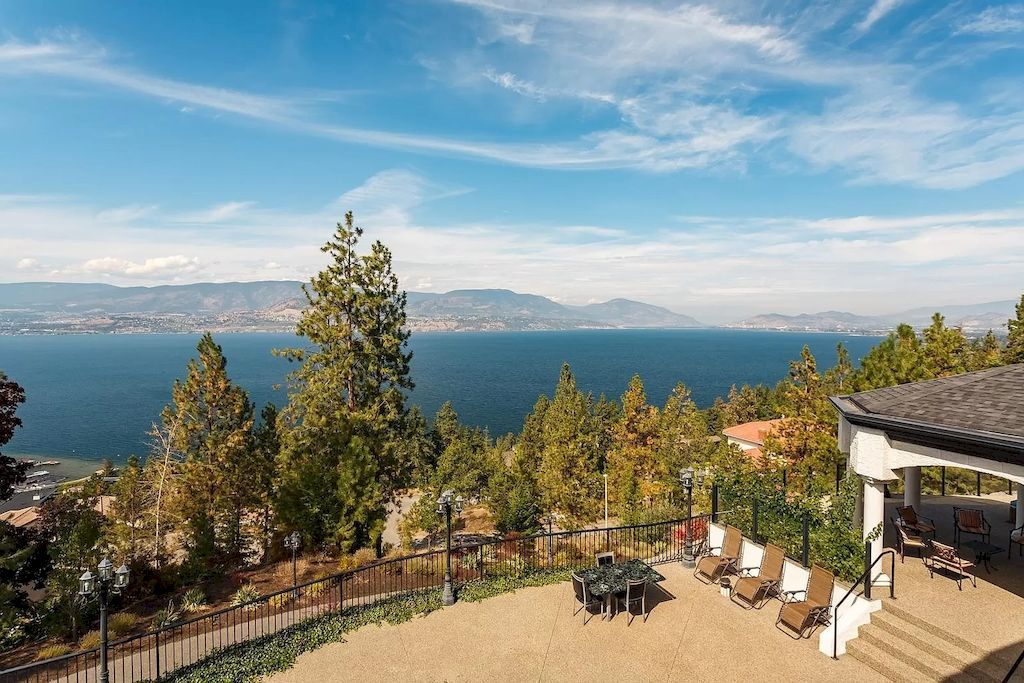 The Exquisite Property in Kelowna has endless opportunities, either as a luxury rental, B&B or a primary residence now available for sale