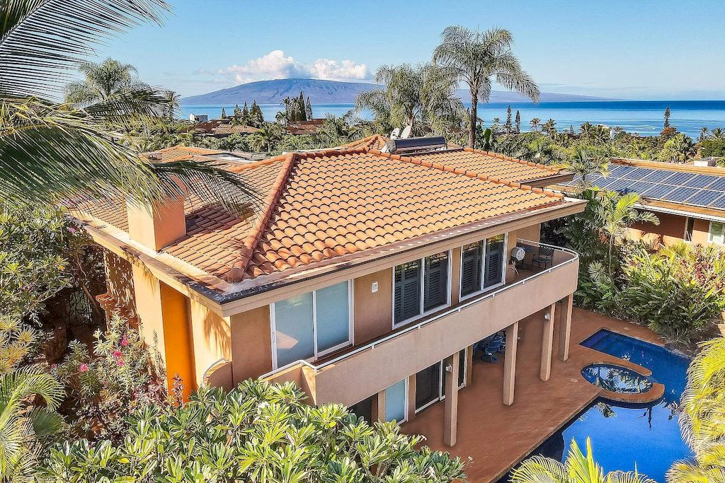 The Home in Hawaii is a luxurious home that features a unique custom architectural design now available for sale. This home located at 95 Puu Hale St, Lahaina, Hawaii; offering 04 bedrooms and 05 bathrooms with 4,602 square feet of living spaces.