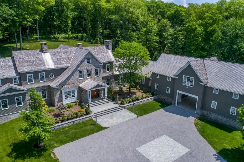 The Home in Connecticut is a luxurious home with elegant and comfortable spaces throughout and energy efficiency now available for sale. This home located at 40/42 Nettleton Hollow Rd, Washington, Connecticut; offering 05 bedrooms and 08 bathrooms with 11,776 square feet of living spaces.