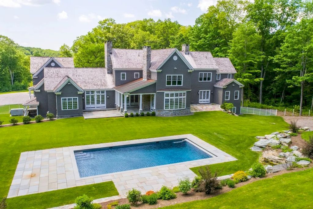 The Home in Connecticut is a luxurious home with elegant and comfortable spaces throughout and energy efficiency now available for sale. This home located at 40/42 Nettleton Hollow Rd, Washington, Connecticut; offering 05 bedrooms and 08 bathrooms with 11,776 square feet of living spaces.