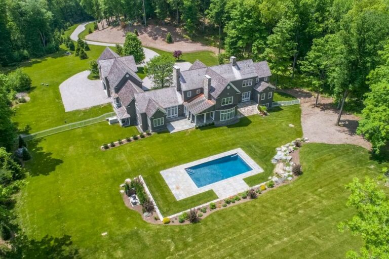 Impeccable New Shingle and Stone Home in Connecticut on Market for ...