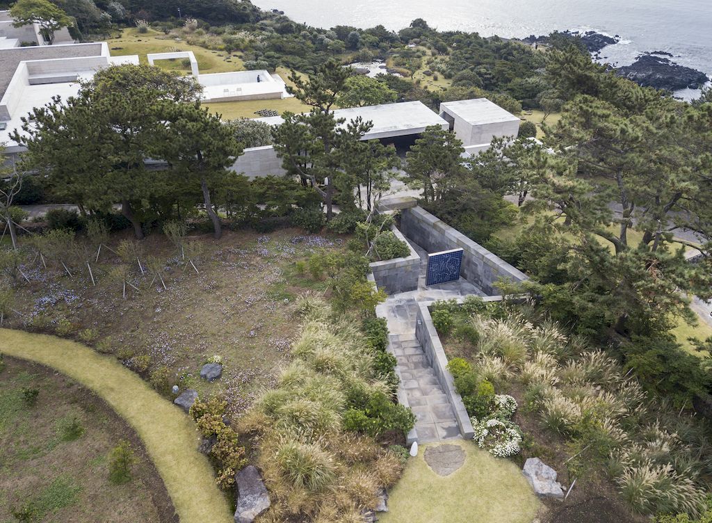 Jeju Island Tea House designed by Álvaro Siza Vieira + Carlos Castanheira