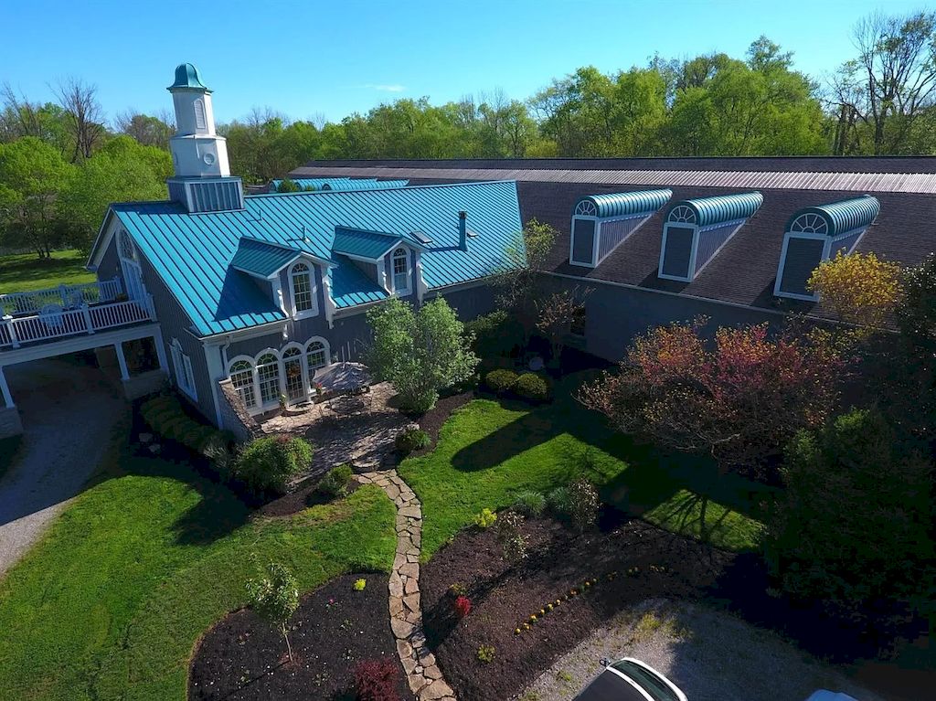 The Home in Ohio is a luxurious home possesses 92 horse stalls, indoor and outdoor arenas now available for sale. This home located at 7730 Camp Rd, Camp Dennison, Ohio; offering 04 bedrooms and 03 bathrooms with 4,299 square feet of living spaces.