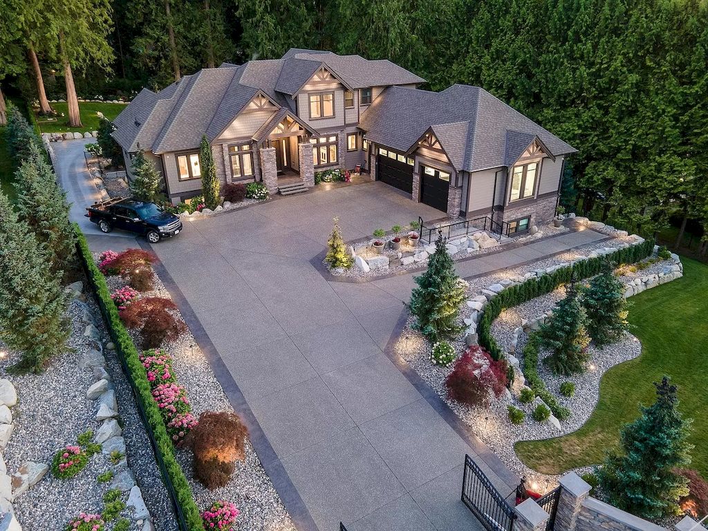 The Home in Maple Ridge is a exquisite custom luxury home situated on 1 acre lot with south facing treed yard now available for sale