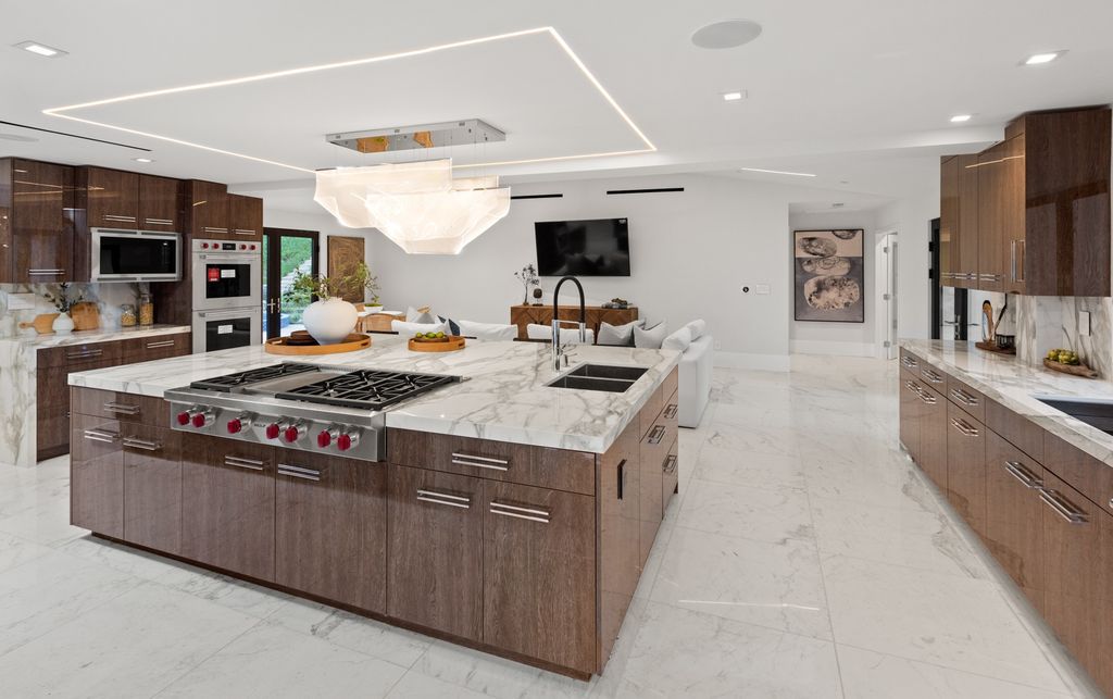 The Home in Malibu is a newly rebuilt contemporary oasis with top of the line finishes imported from around the globe now available for sale. This home located at 31223 Bailard Rd, Malibu, California