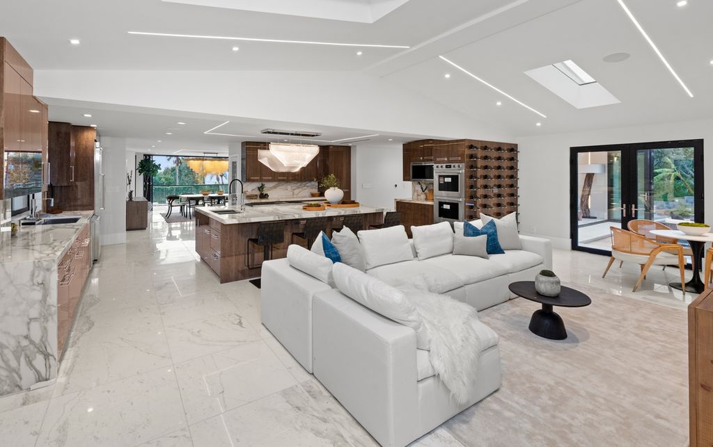 The Home in Malibu is a newly rebuilt contemporary oasis with top of the line finishes imported from around the globe now available for sale. This home located at 31223 Bailard Rd, Malibu, California