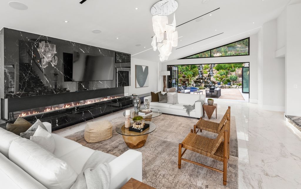 The Home in Malibu is a newly rebuilt contemporary oasis with top of the line finishes imported from around the globe now available for sale. This home located at 31223 Bailard Rd, Malibu, California