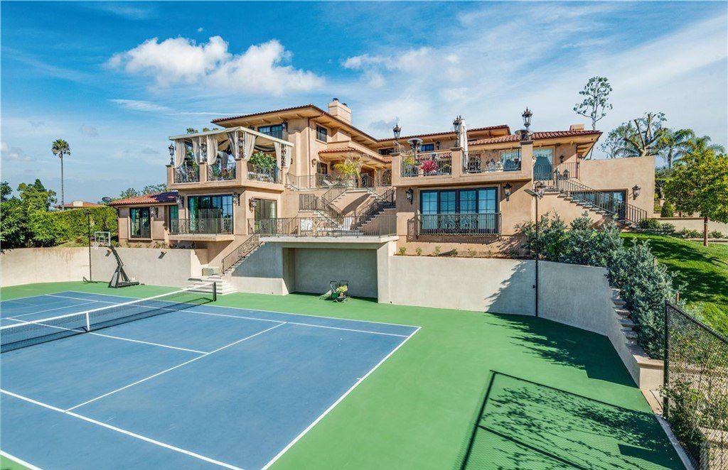 The Villa in Palos Verdes is a newly remodeled custom estate compound set in a quiet locale reminiscent of the central California Coast now available for sale. This home located at 2022 Via Cerritos, Palos Verdes, California
