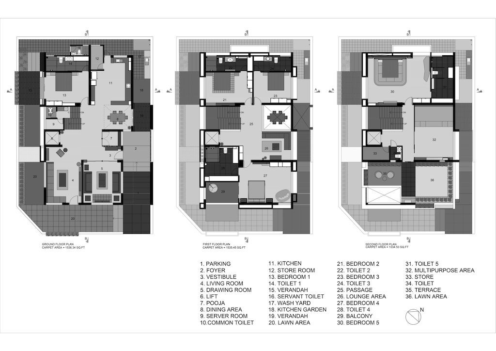 Scarlet House with Unique and Distinct Design by Ghoricha Associate