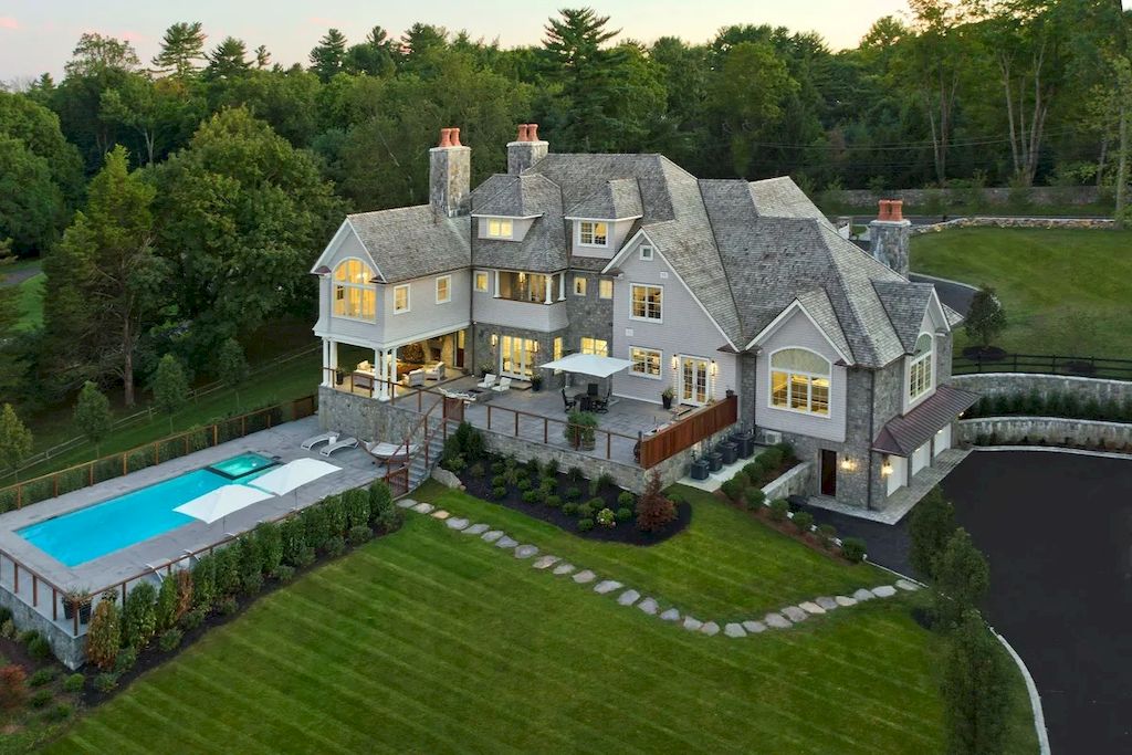 The Home in Connecticut is a luxurious and newly constructed home now available for sale. This home located at 570 North St, Greenwich, Connecticut; offering 06 bedrooms and 08 bathrooms with 14,000 square feet of living spaces.