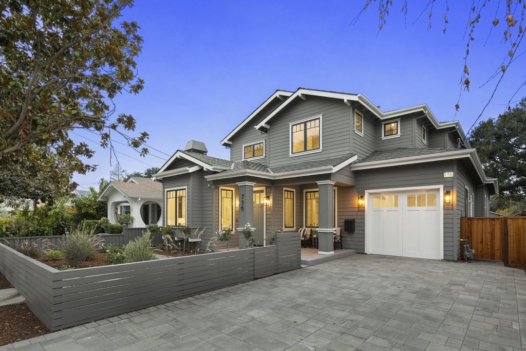 The Home in Mountain View is a stunning new craftsman-elegant and built to the highest standard of construction now available for sale. This home located at 756 Calderon Ave, Mountain View, California
