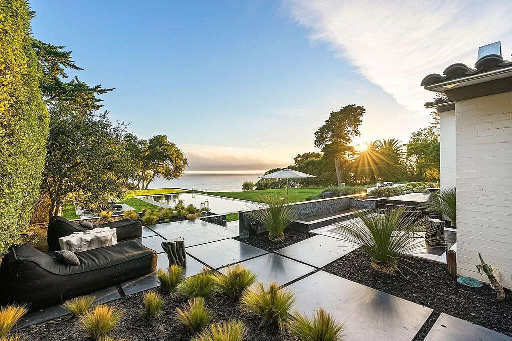 The Santa Barbara Villa is an architecturally significant double historical residence designed by Wallace Neff and Thomas Church now available for sale. This home located at 4347 Marina Dr, Santa Barbara, California