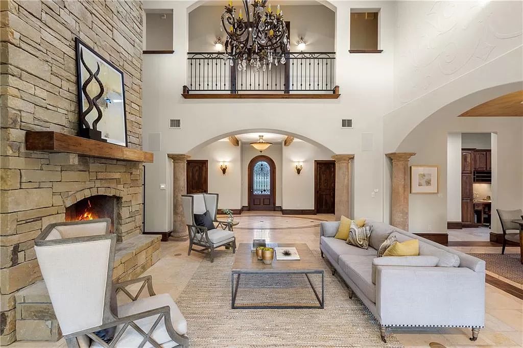 The Home in Austin is a luxurious estate where Santa Barbara style meets Hill Country living offering a well designed functional floorplan now available for sale. This home located at 14199 Canonade, Austin, Texas