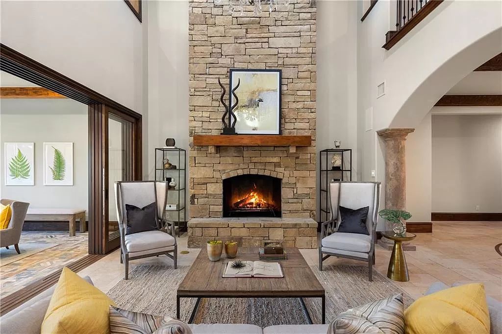 The Home in Austin is a luxurious estate where Santa Barbara style meets Hill Country living offering a well designed functional floorplan now available for sale. This home located at 14199 Canonade, Austin, Texas