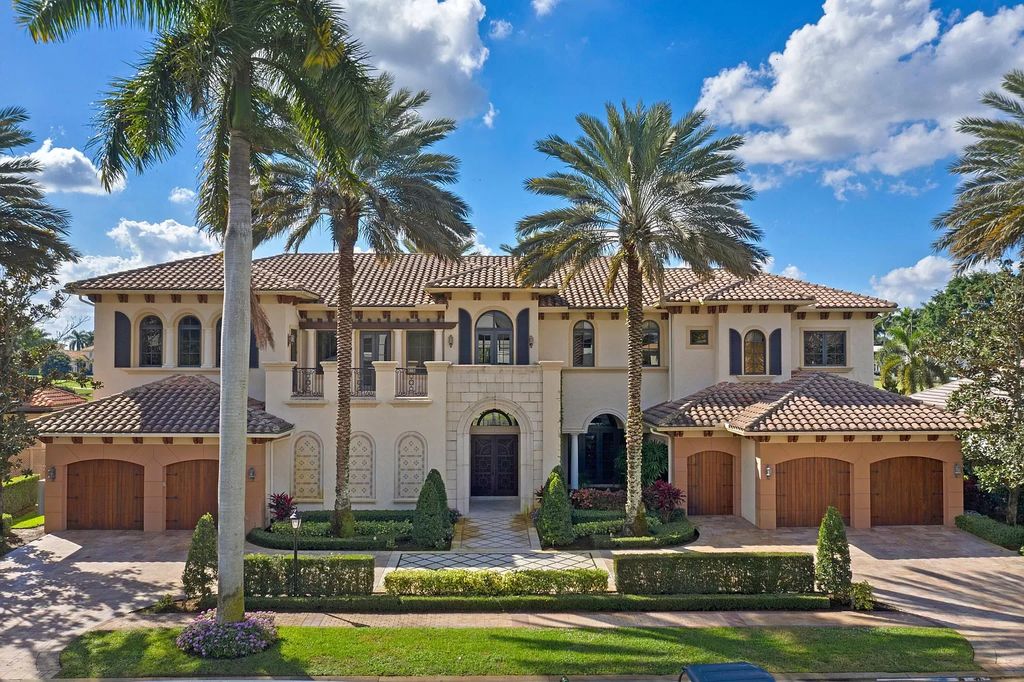 The Home in Boca Raton is a custom estate located in the prestigious St. Andrews Country Club now available for sale. This house located at 17045 Brookwood Dr, Boca Raton, Florida