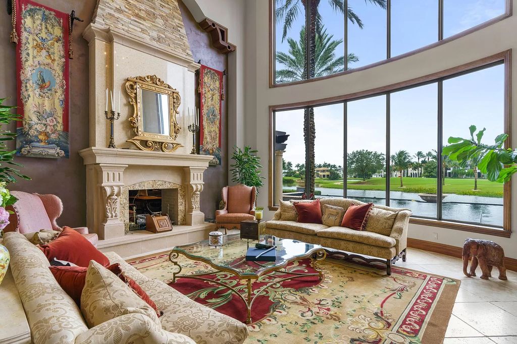 The Home in Boca Raton is a custom estate located in the prestigious St. Andrews Country Club now available for sale. This house located at 17045 Brookwood Dr, Boca Raton, Florida