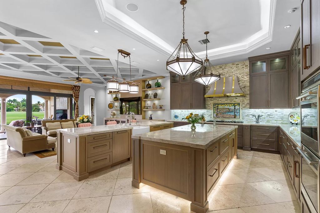 The Home in Boca Raton is a custom estate located in the prestigious St. Andrews Country Club now available for sale. This house located at 17045 Brookwood Dr, Boca Raton, Florida