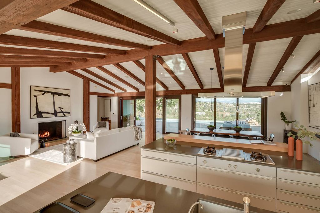 The Home in Los Angeles is one story Allen Siple architectural has breathtaking views from every room now available for sale. This home located at 1888 Mango Way, Los Angeles, California