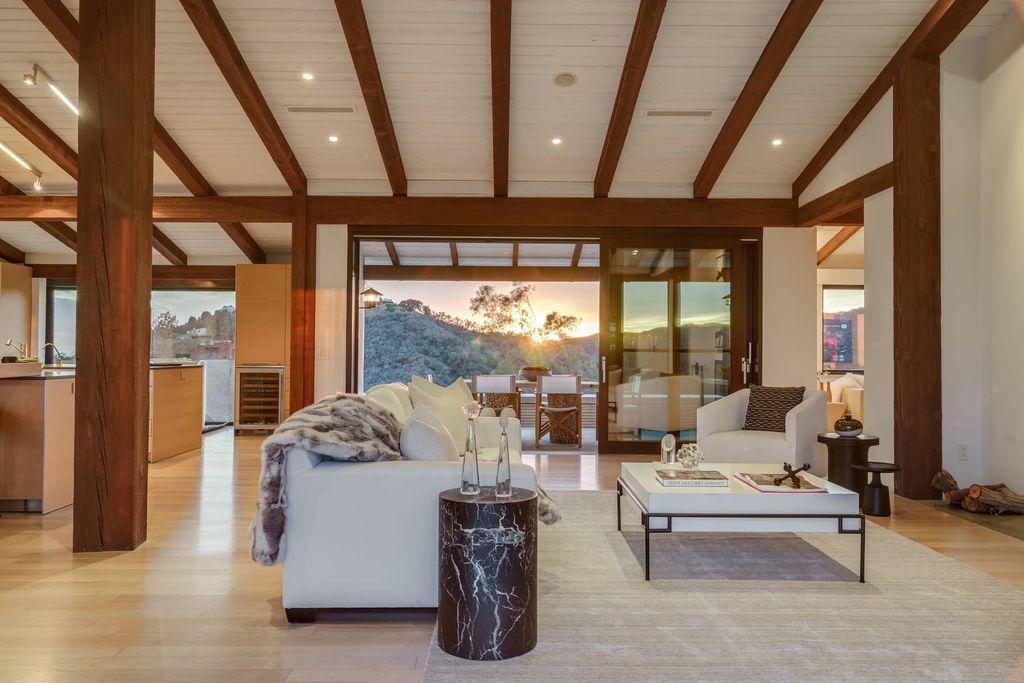 The Home in Los Angeles is one story Allen Siple architectural has breathtaking views from every room now available for sale. This home located at 1888 Mango Way, Los Angeles, California