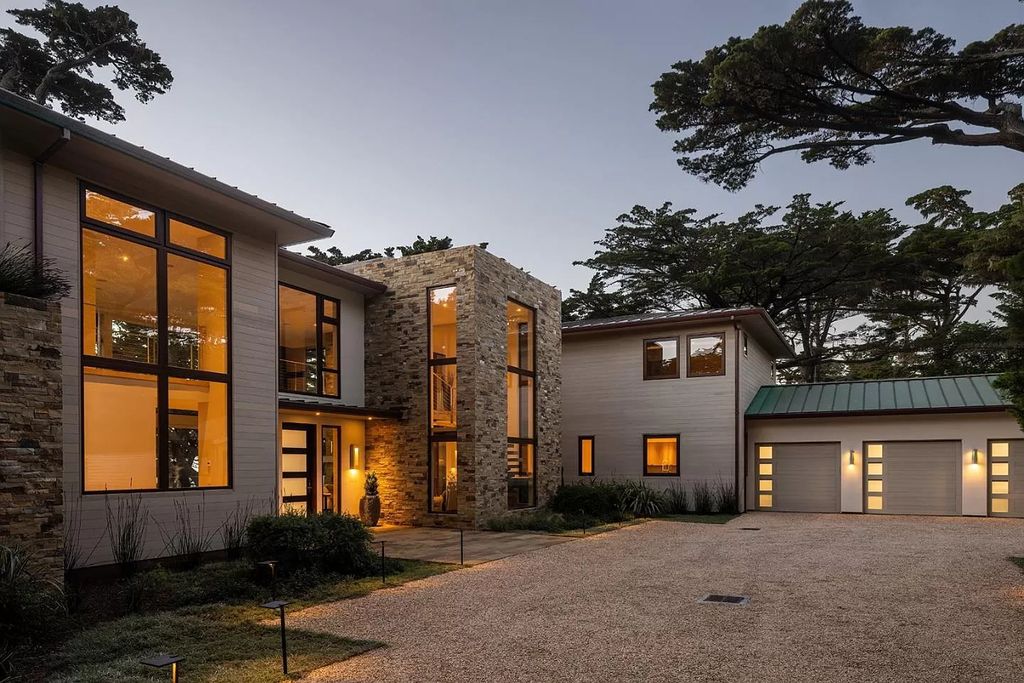 The Pebble Beach Villa is a spectacular property offers a truly unique combination of natural beauty, ocean views, and striking architecture now available for sale. This home located at 3188 Seventeen Mile Dr, Pebble Beach, California