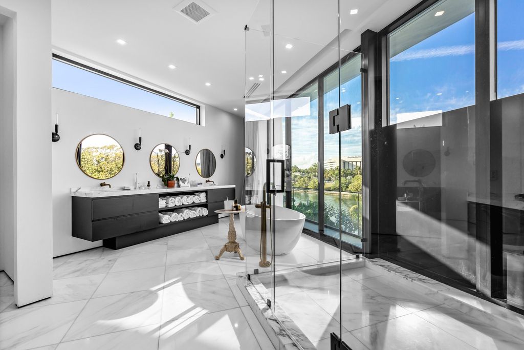 The Home in Miami Beach is a stunning new construction estate located on the prestigious and sought-after North Bay Road now available for sale. This house located at 3166 N Bay Rd, Miami Beach, Florida