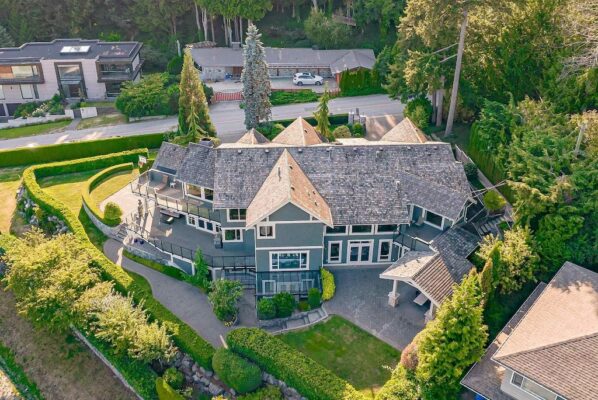 Traditional Elegance Mansion with Views of Ocean Lists for C$9,980,000 in West Vancouver