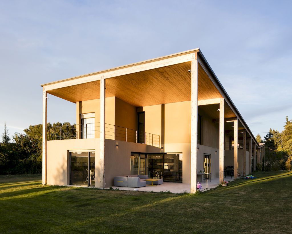 Two dwellings in Aix-en-Provence House in France by PAN Architecture