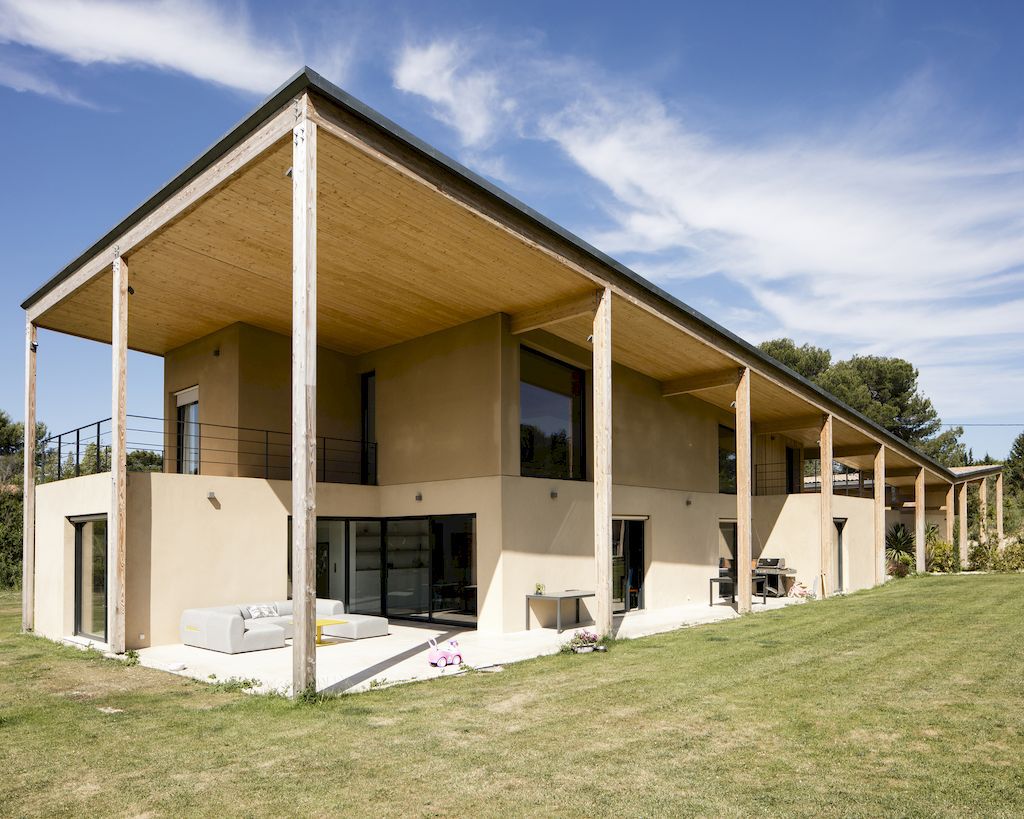 Two dwellings in Aix-en-Provence House in France by PAN Architecture