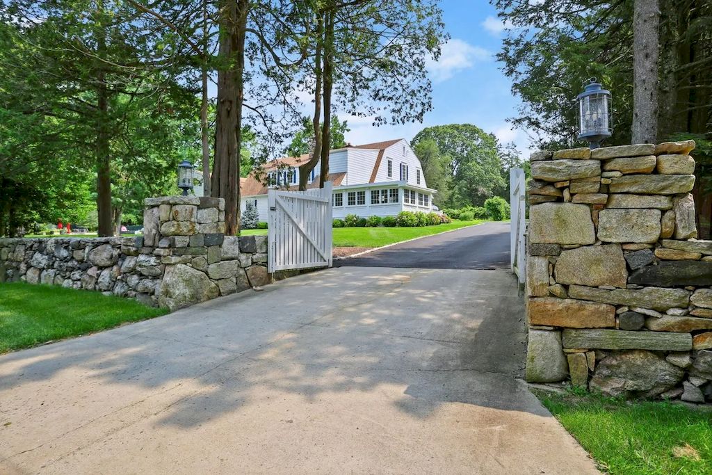 The Home in Connecticut is a luxurious home updated with an outdoor pool, a tennis court, a greenhouse and other amenities now available for sale. This home located at 849 Lake Ave, Greenwich, Connecticut; offering 05 bedrooms and 06 bathrooms with 5,221 square feet of living spaces.