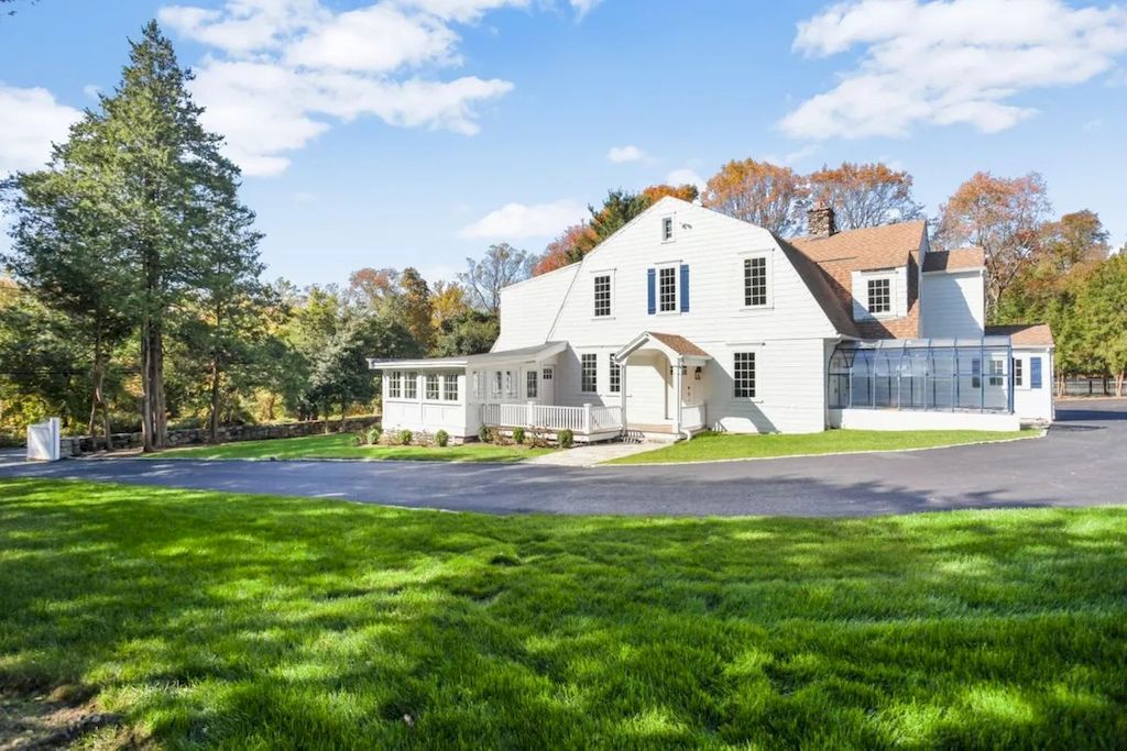 The Home in Connecticut is a luxurious home updated with an outdoor pool, a tennis court, a greenhouse and other amenities now available for sale. This home located at 849 Lake Ave, Greenwich, Connecticut; offering 05 bedrooms and 06 bathrooms with 5,221 square feet of living spaces.