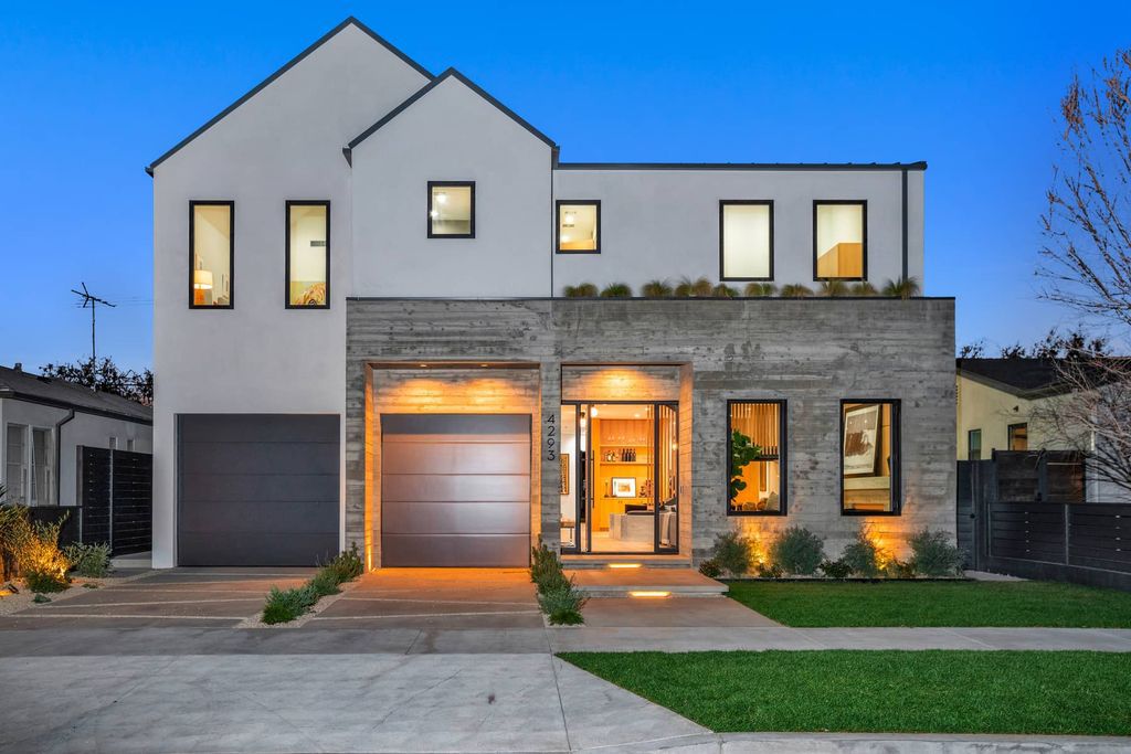 The Home in Culver City is a brand-new modern masterpiece with outstanding craftsmanship and insightful design apparent throughout now available for sale. This home located at 4293 Jasmine Ave, Culver City, California