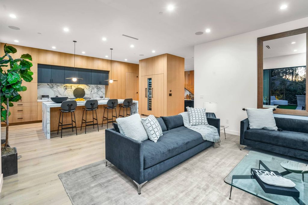 The Home in Culver City is a brand-new modern masterpiece with outstanding craftsmanship and insightful design apparent throughout now available for sale. This home located at 4293 Jasmine Ave, Culver City, California