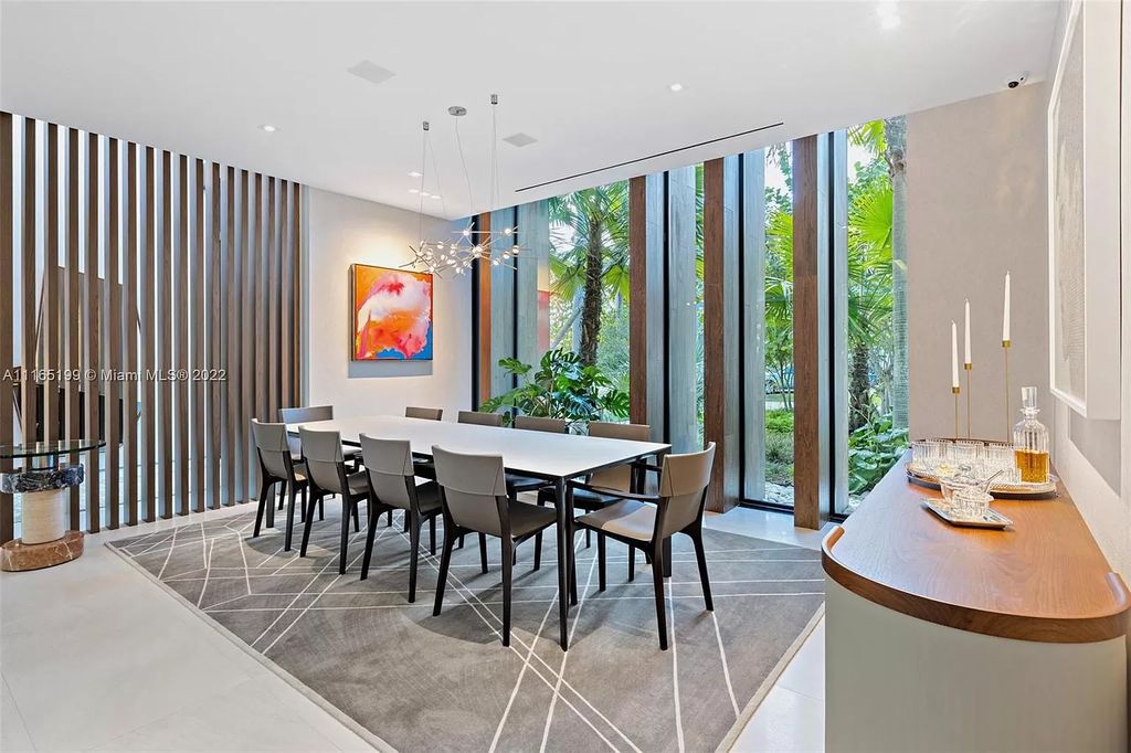The Villa in Miami Beach is an award winning new construction modern tropical estate on Sunset Island 2 now available for sale. This home located at 2535 Shelter Ave, Miami Beach, Florida