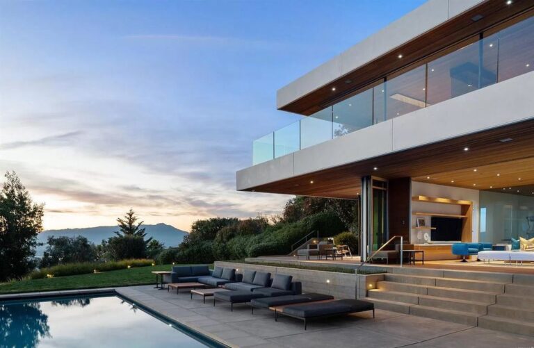 $16M Icon of modern home in Tiburon boasts finest views in the bay area