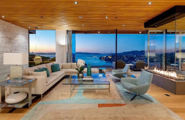 $16M Icon of modern home in Tiburon boasts finest views in the bay area