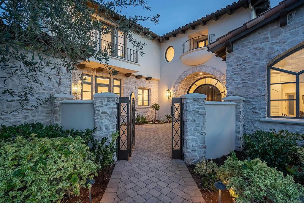 The Home in Rancho Santa Fe is a classically remodeled home with southern views overlooks golf course open space now available for sale. This home located at 6641 Calle Ponte Bella, Rancho Santa Fe, California