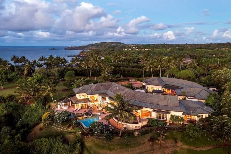 Designed for Multi-generational Living and Entertaining in Hawaii, this Large Luxury Home Listed at $17,500,000