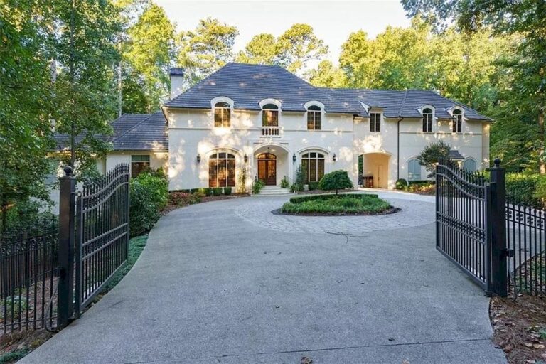 Elegant and Finely Crafted Home in Georgia Hits Market for $3,000,000